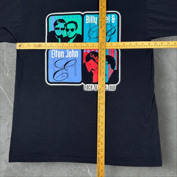 Vintage Y2K Elton John & Billy Joel Face To Face Tour 2001 New Old Stock - XL - Picture 7 of 8